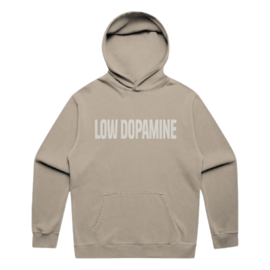 'Low Dopamine' Relaxed Faded Hoodie