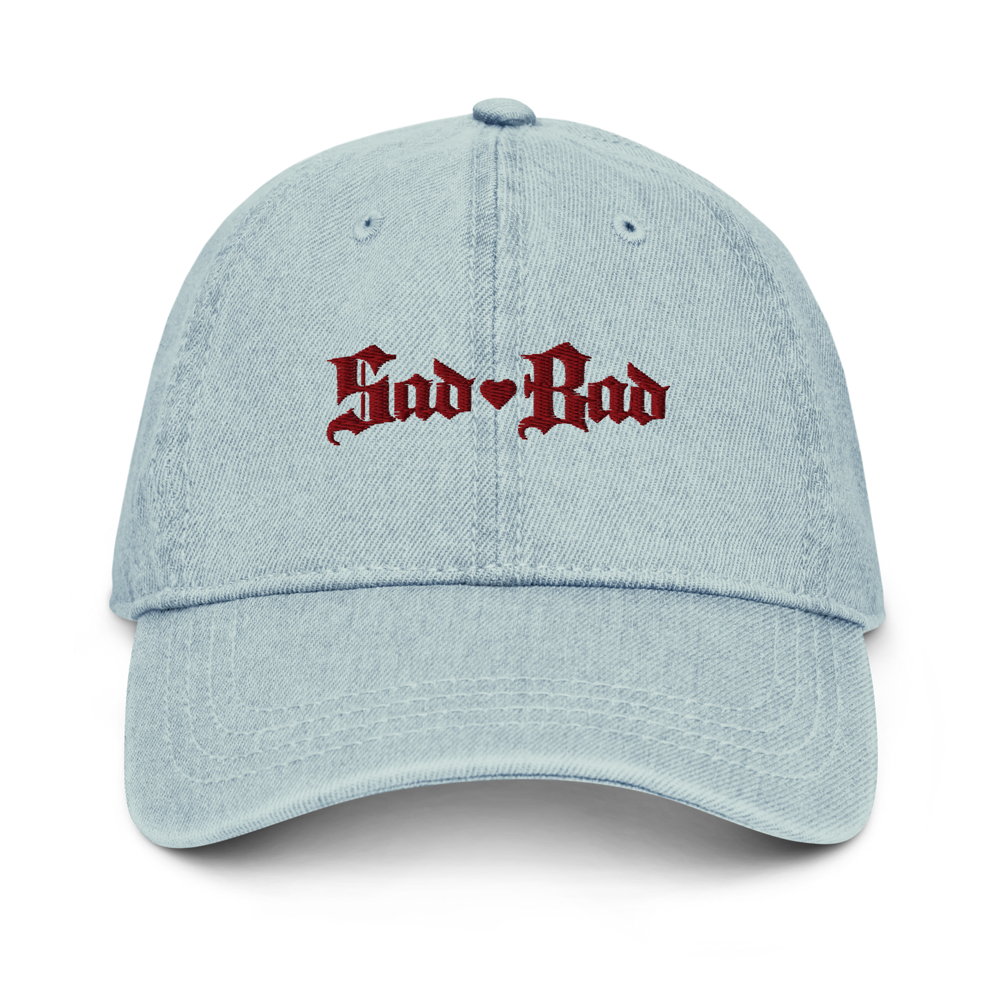 'Sad Bad Society' Denim Hat