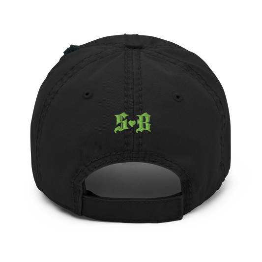 'Feminist' Black Denim Dad Hat