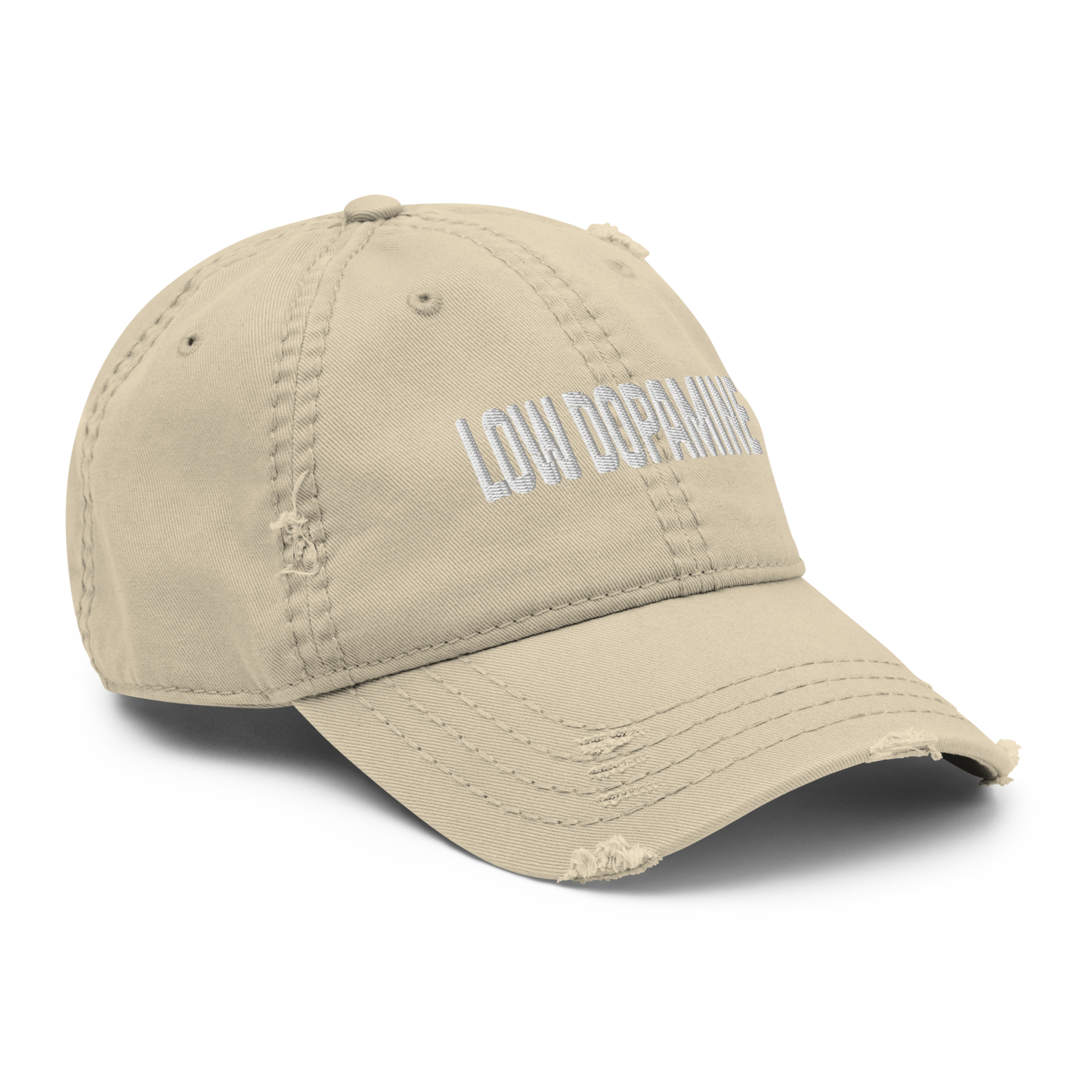 'Low Dopamine' Distressed Dad Hat