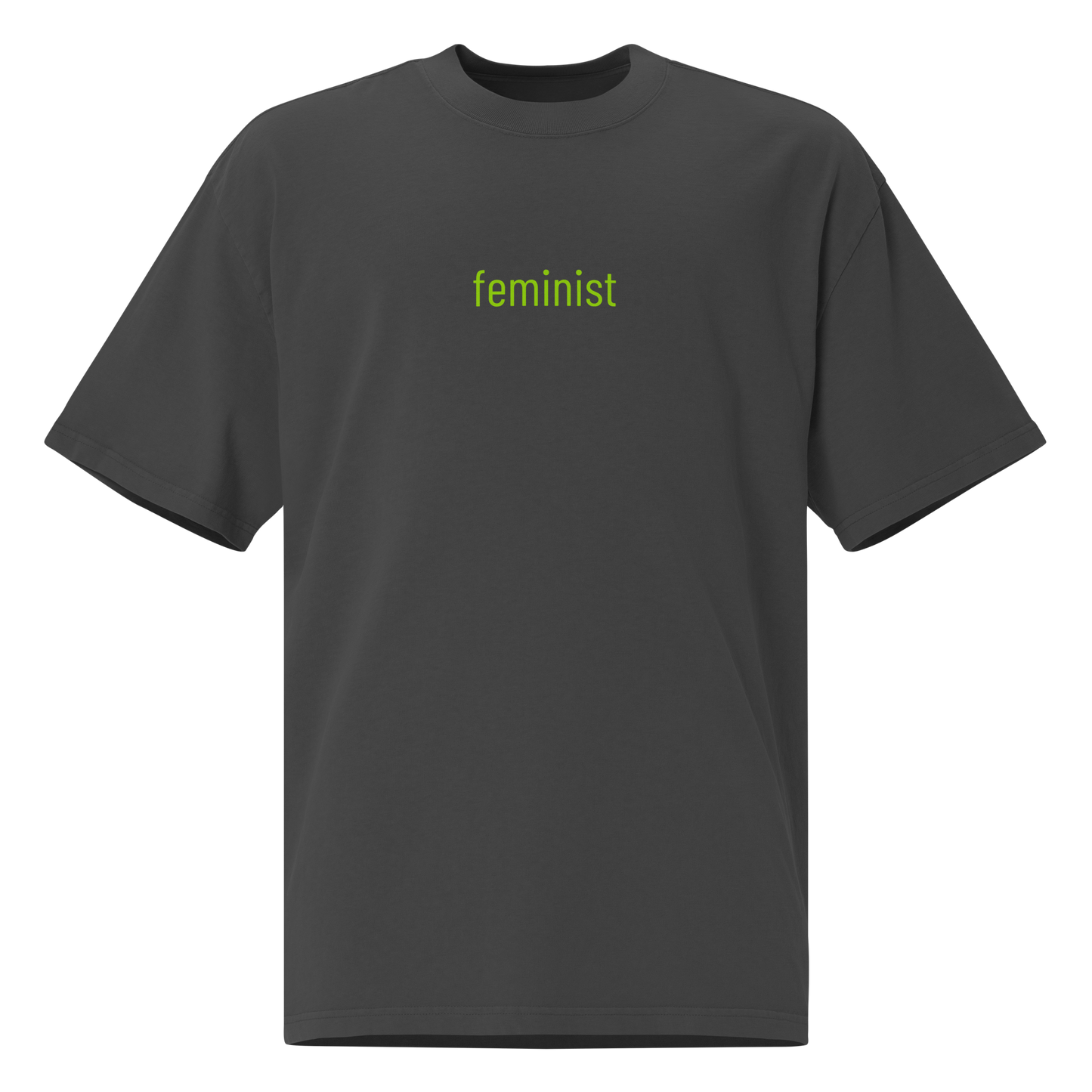 'feminist' Oversized Faded Tee