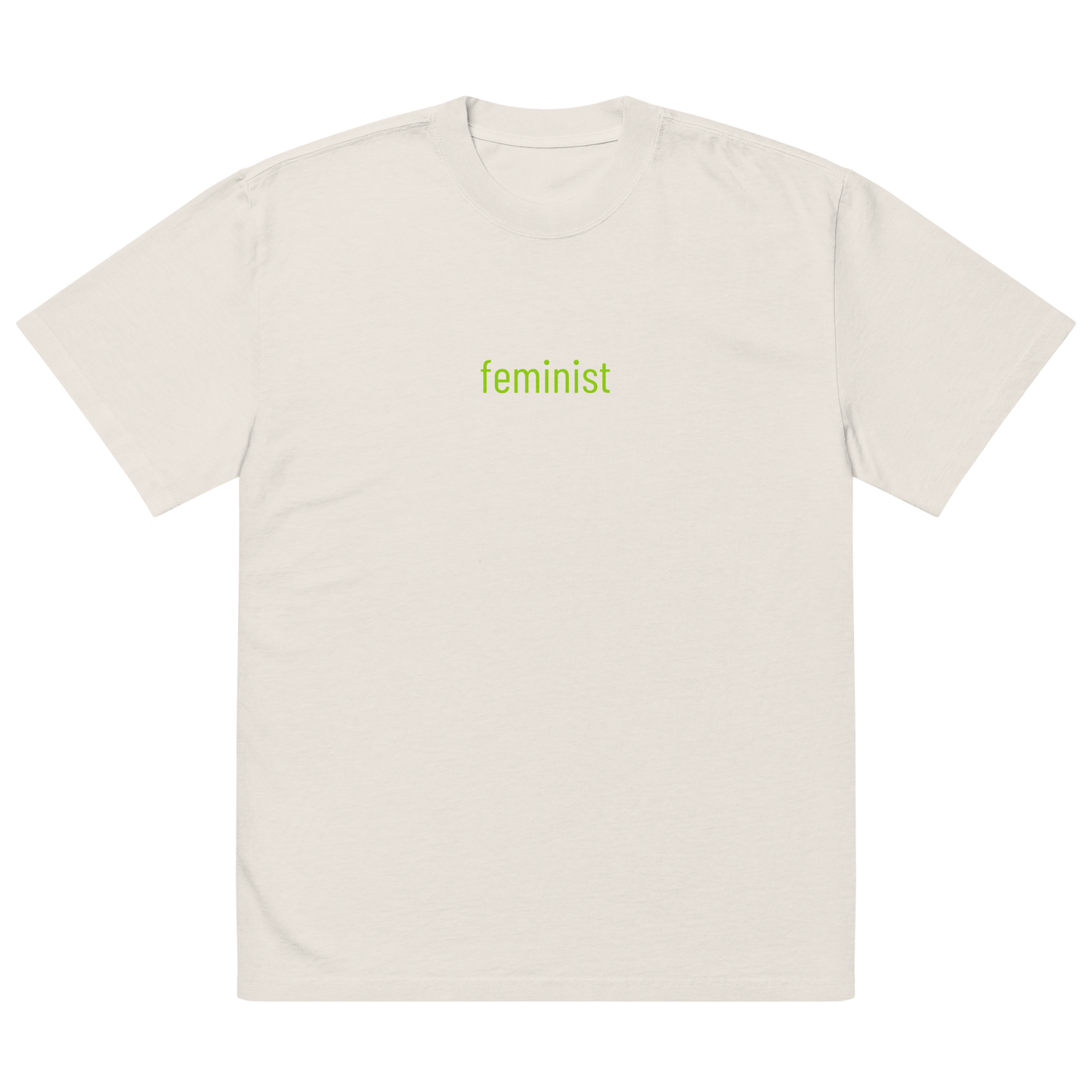 'feminist' Oversized Faded Tee