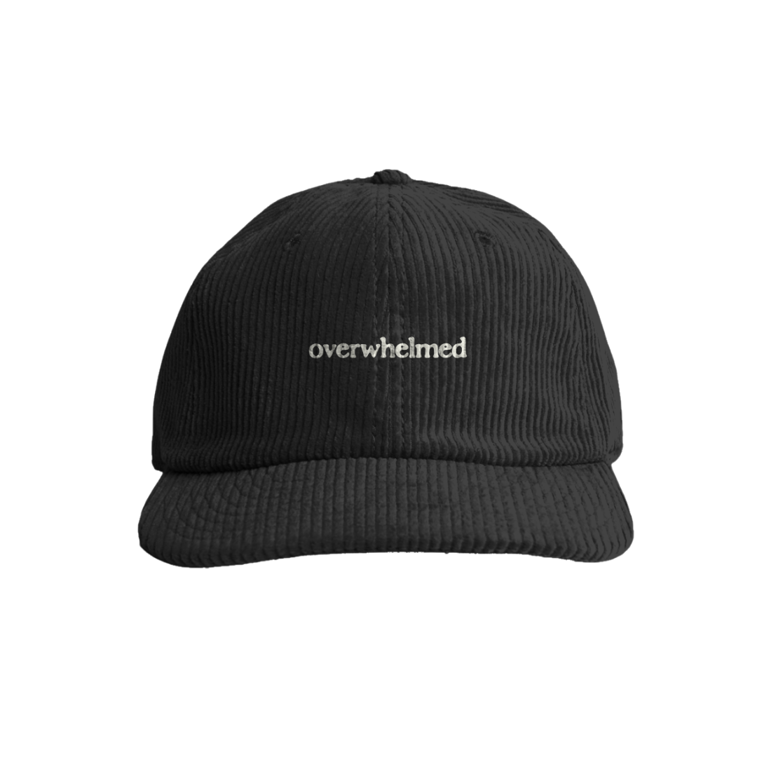 'overwhelmed' Classic Corduroy Cap