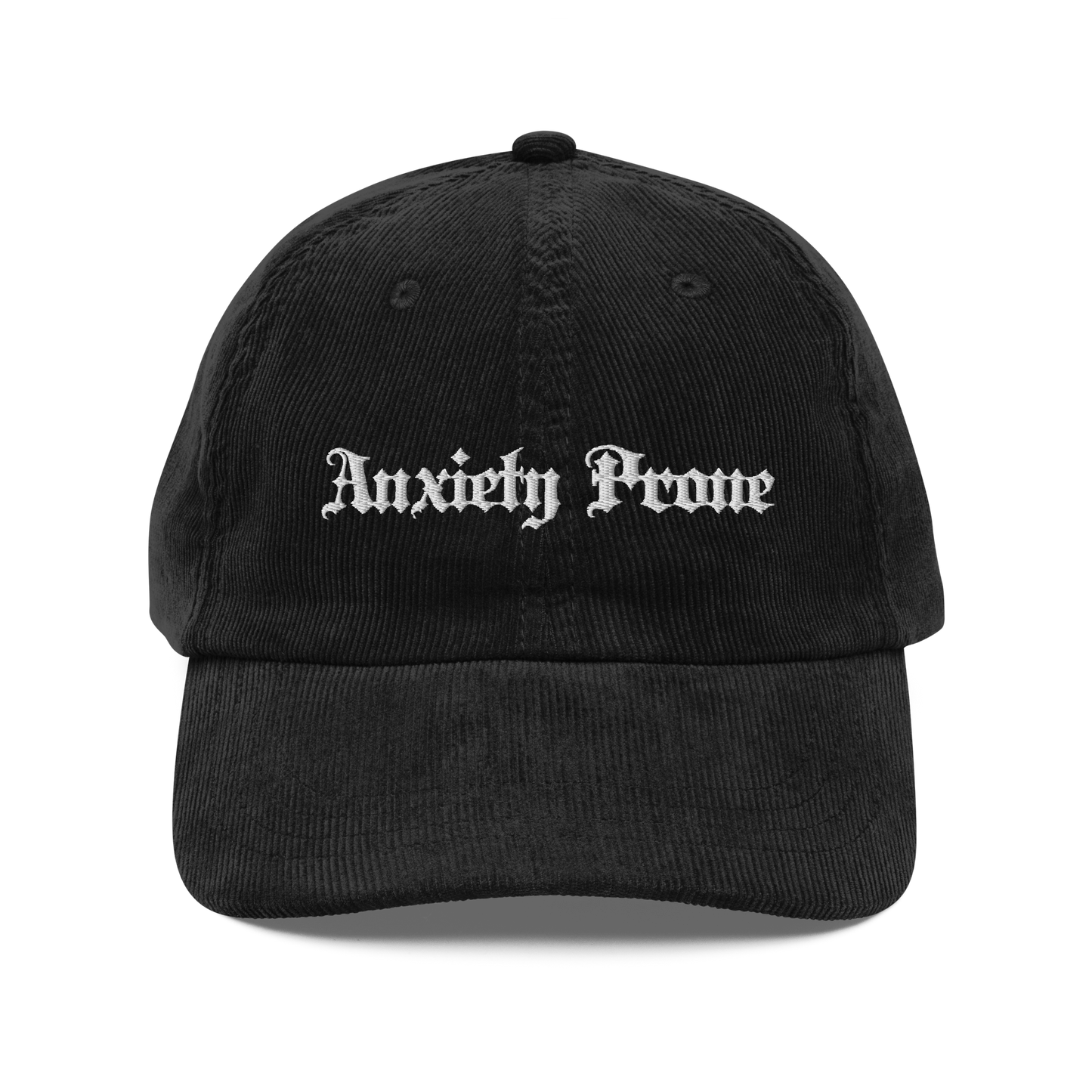 'Anxiety Prone' Vintage Corduroy Cap