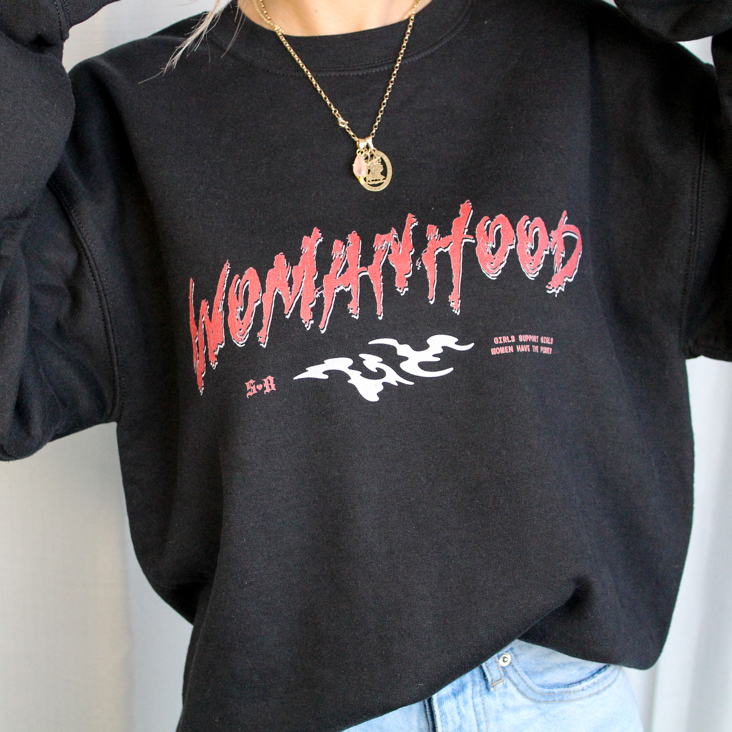 'WOMANHOOD' Sweater