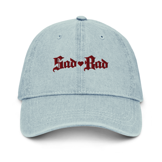 'Sad Bad Society' Denim Hat
