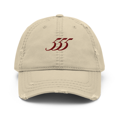 '555' Distressed Dad Hat