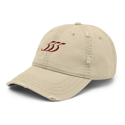 '555' Distressed Dad Hat