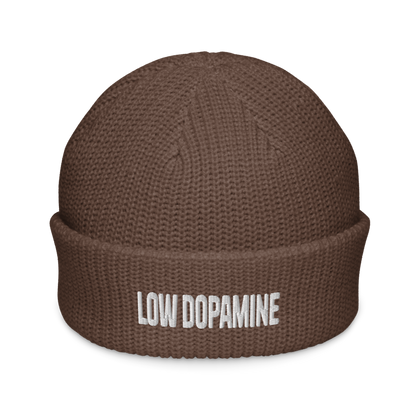 'Low Dopamine' Walnut Fisherman Beanie