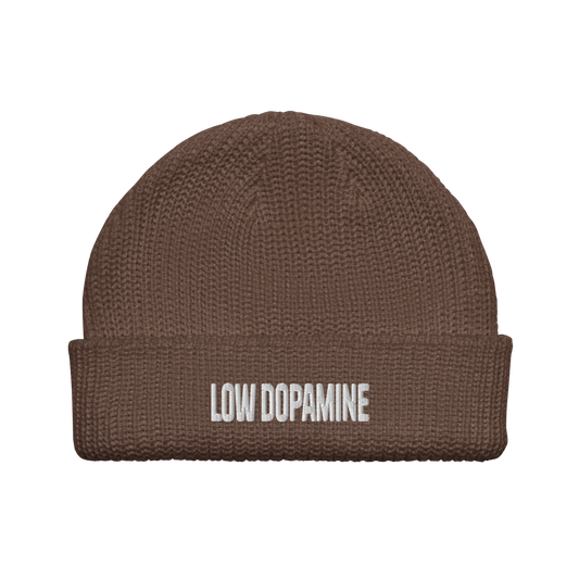 'Low Dopamine' Walnut Fisherman Beanie